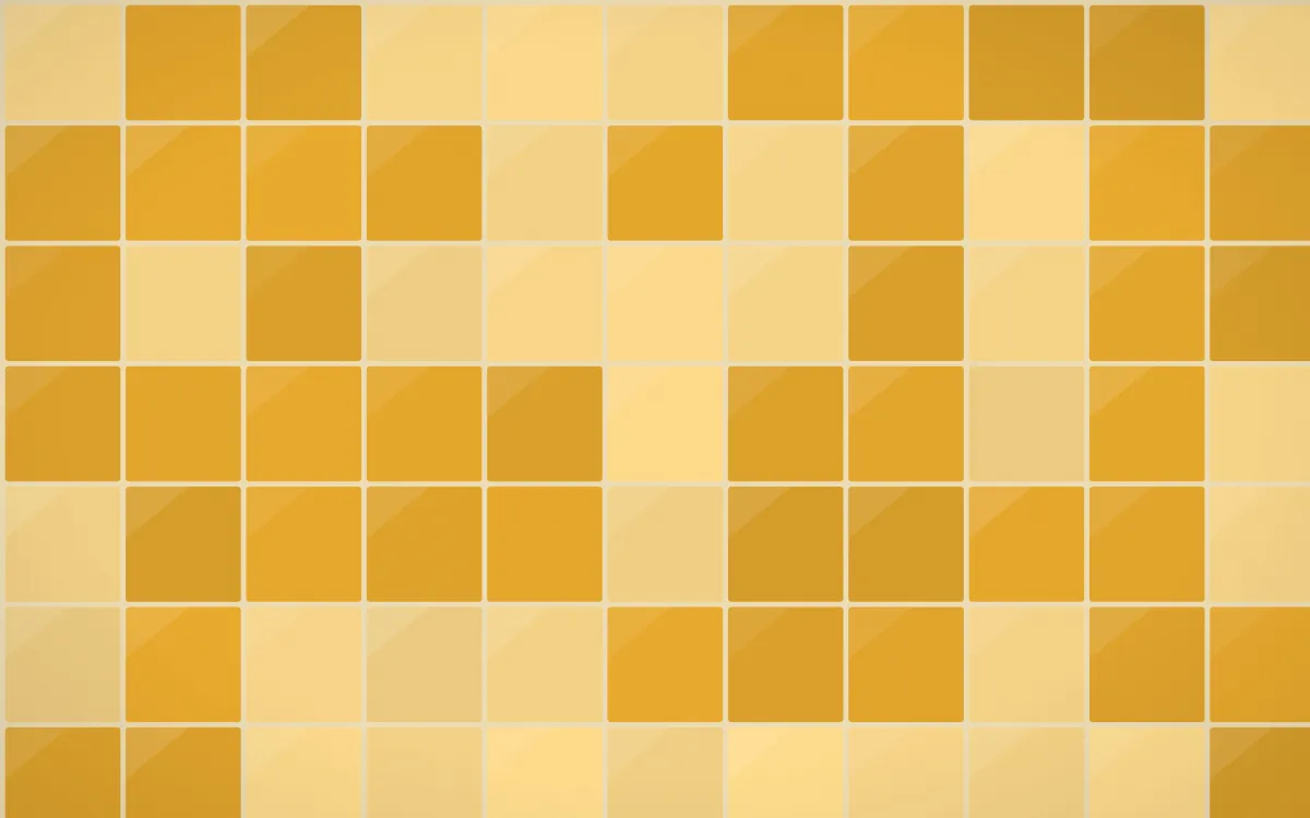 Fes Saffron Square Tiles — colourful yellow, gold and beige tile background