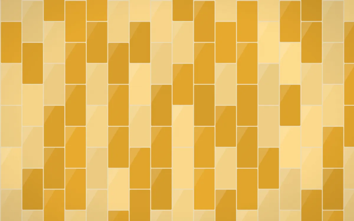 Fes Saffron Stacked Tiles — colourful yellow, gold and beige tile background