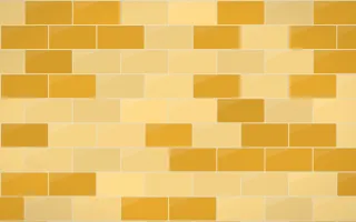 Fes Saffron Subway Tiles — colourful yellow, gold and beige tile background