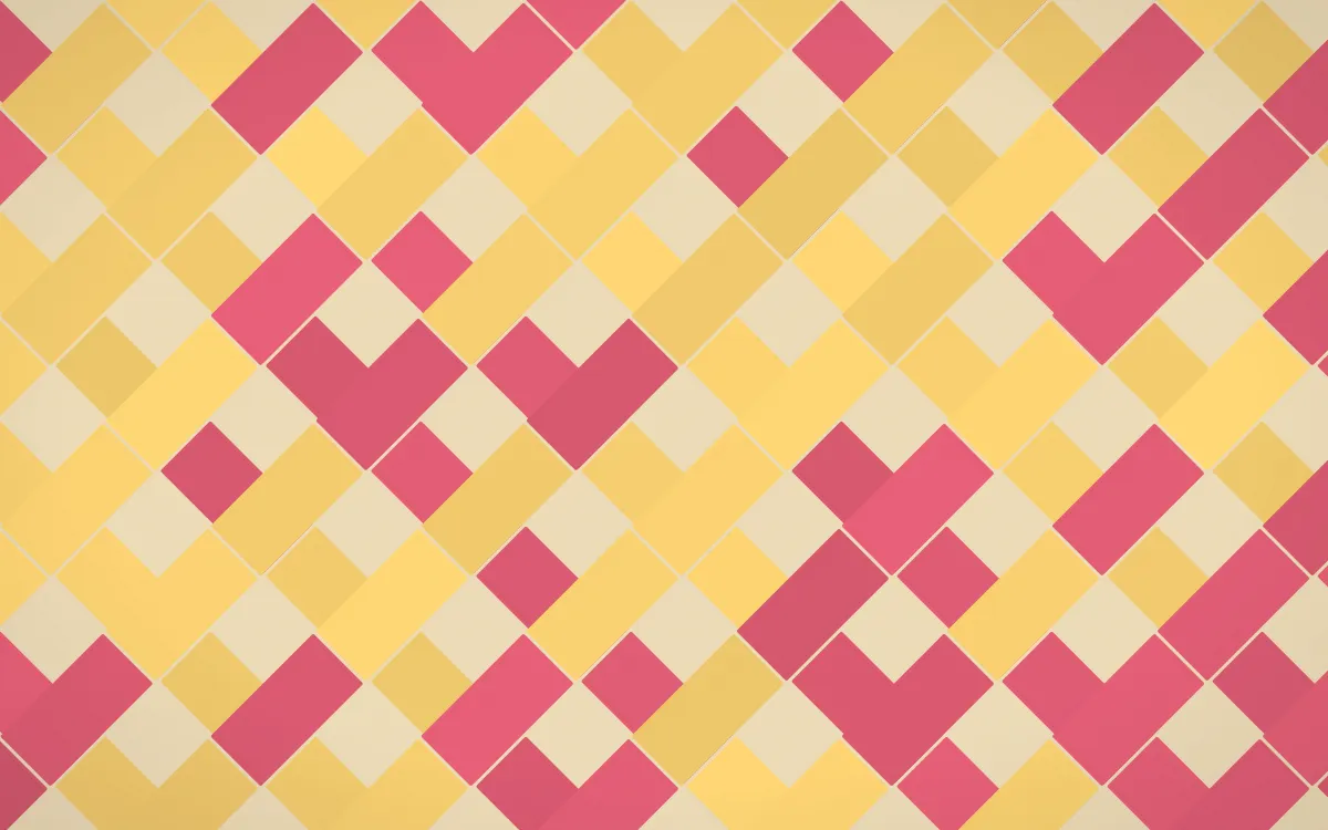 Fiesta Brava Herringbone Tiles — colourful gold, red and beige tile background