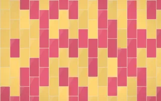 Fiesta Brava Stacked Tiles — colourful gold, red and beige tile background
