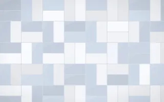 Fuji Mist Basketweave Tiles — light white and blue tile background