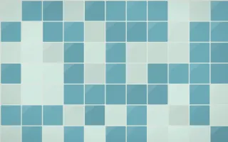 Park Mosaic Square Tiles — colourful green, teal and white tile background