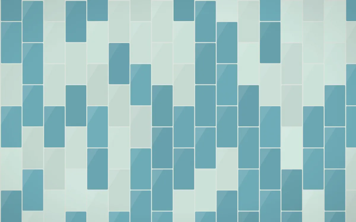 Park Mosaic Stacked Tiles — colourful green, teal and white tile background