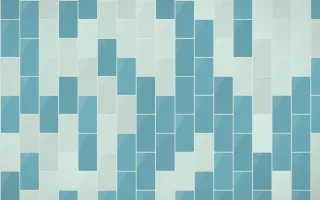 Park Mosaic Stacked Tiles — colourful green, teal and white tile background