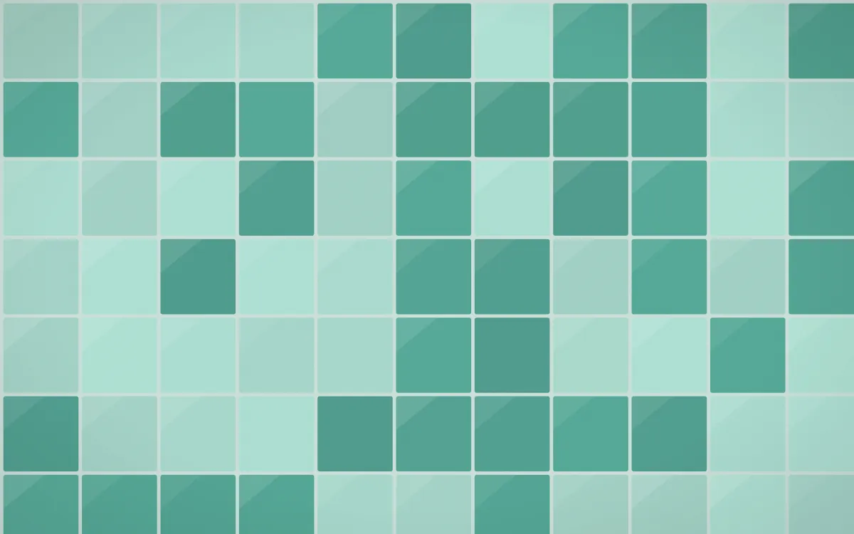 Ha Long Jade Square Tiles — colourful teal and green tile background