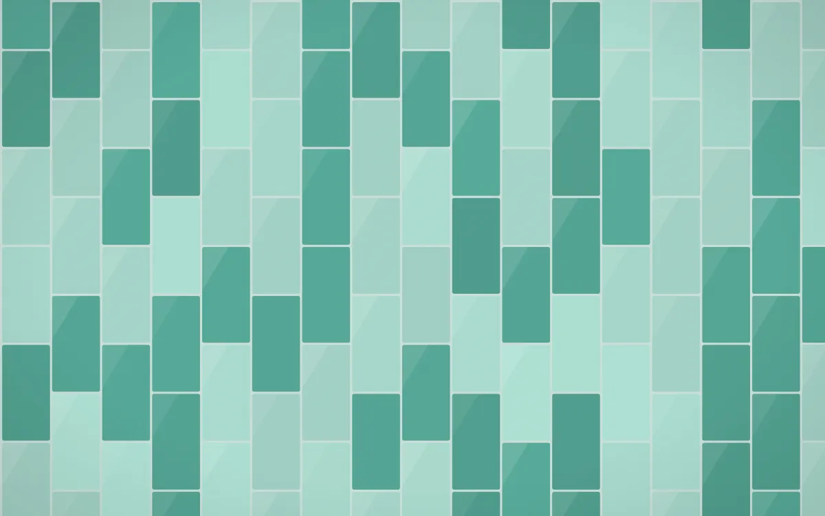 Ha Long Jade Stacked Tiles — colourful teal and green tile background