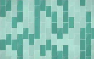 Ha Long Jade Stacked Tiles — colourful teal and green tile background