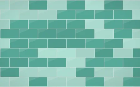 Ha Long Jade Subway Tiles — colourful teal and green tile background