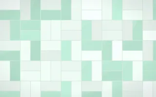 Hanbok Mint Basketweave Tiles — light white and green tile background