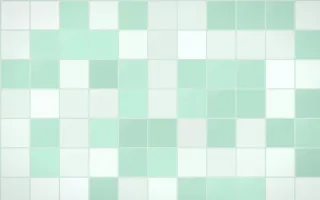 Hanbok Mint Square Tiles — light white and green tile background