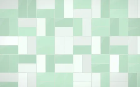 Havana Mint Basketweave Tiles — light white and green tile background