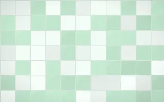 Havana Mint Square Tiles — light white and green tile background