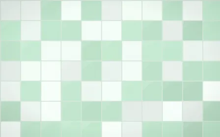 Havana Mint Square Tiles — light white and green tile background