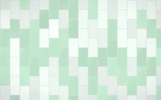 Havana Mint Stacked Tiles — light white and green tile background