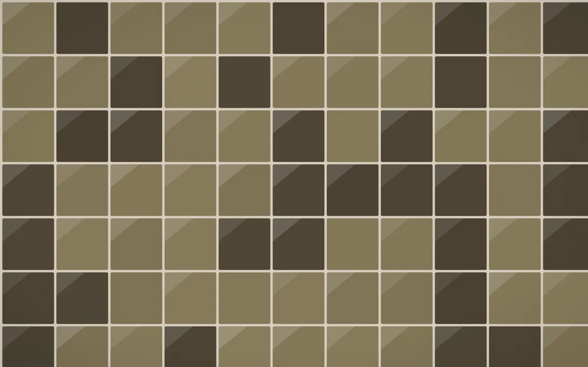Highland Peat Square Tiles — dark yellow, brown and beige tile background