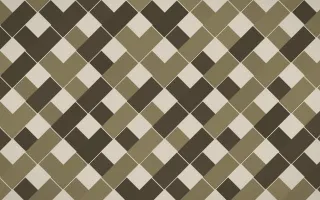 Highland Peat Herringbone Tiles — dark yellow, brown and beige tile background