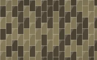 Highland Peat Stacked Tiles — dark yellow, brown and beige tile background