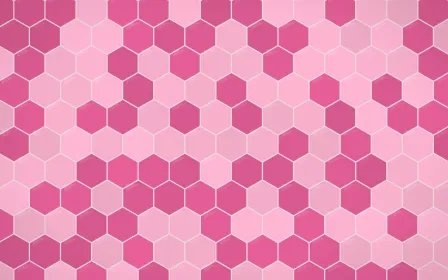 Holi Splash Hex Tiles — colourful pink tile background