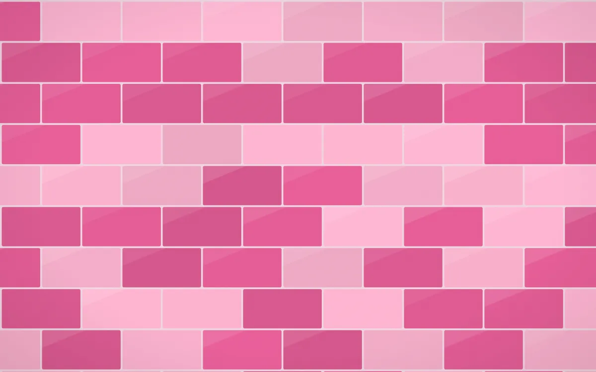 Holi Splash Subway Tiles — colourful pink tile background