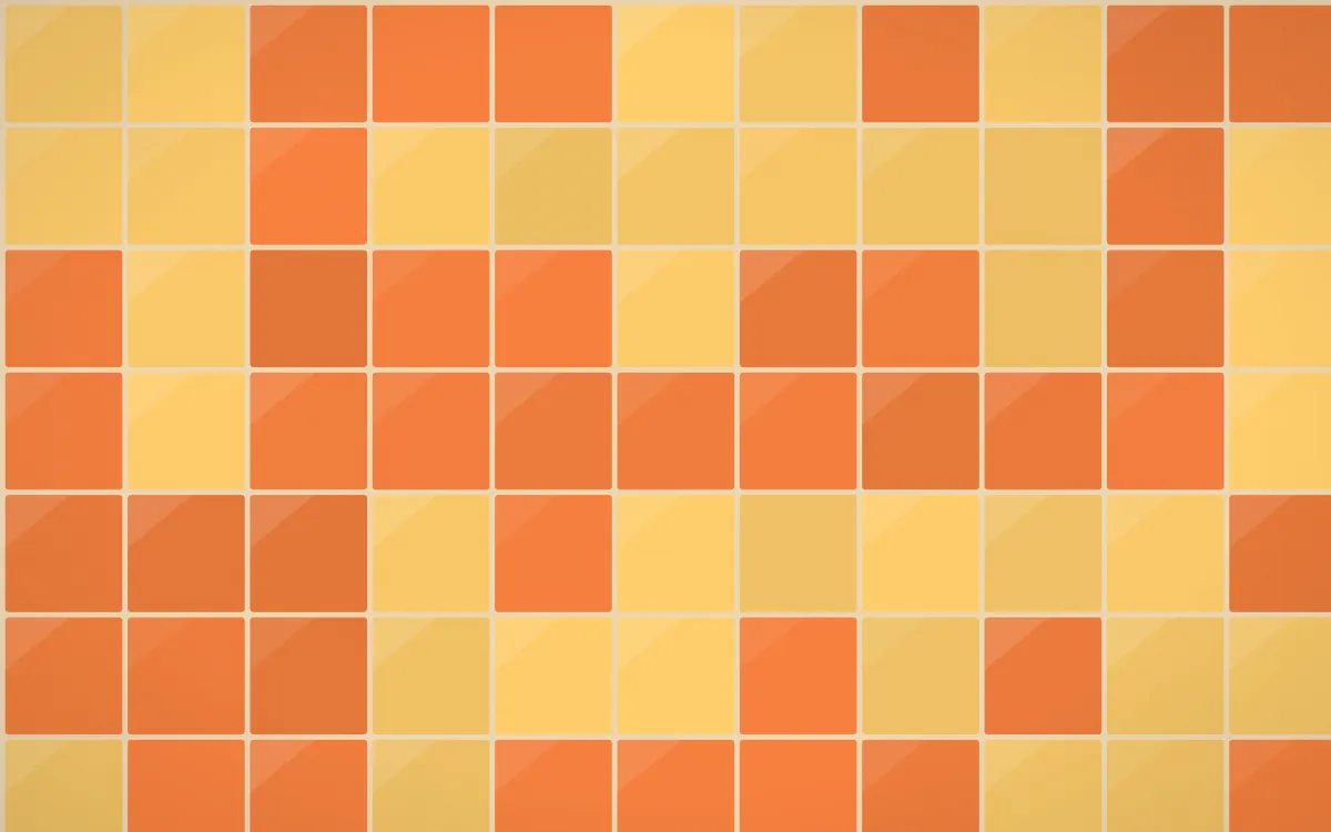 Island Punch Square Tiles — colourful gold, orange and beige tile background