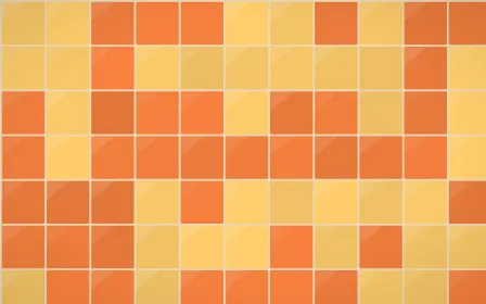 Island Punch Square Tiles — colourful gold, orange and beige tile background