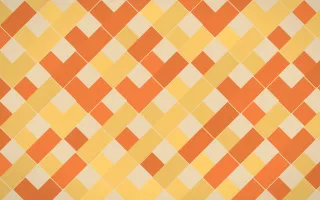 Island Punch Herringbone Tiles — colourful gold, orange and beige tile background