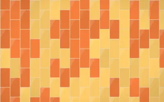 Island Punch Stacked Tiles — colourful gold, orange and beige tile background