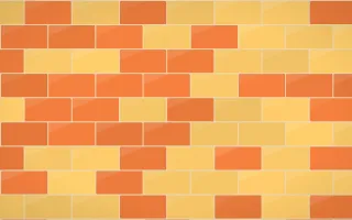Island Punch Subway Tiles — colourful gold, orange and beige tile background