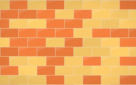 Island Punch Subway Tiles — colourful gold, orange and beige tile background