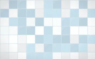 Iznik Blue Square Tiles — light white and blue tile background