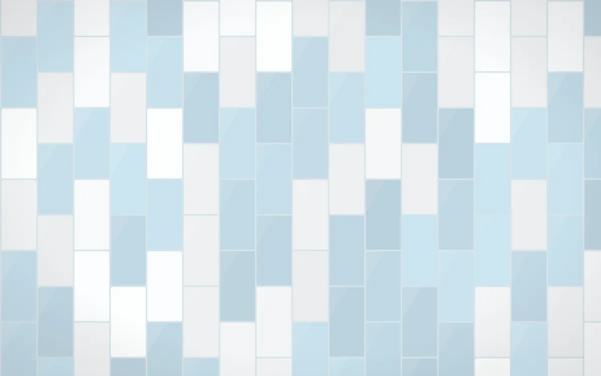 Iznik Blue Stacked Tiles — light white and blue tile background