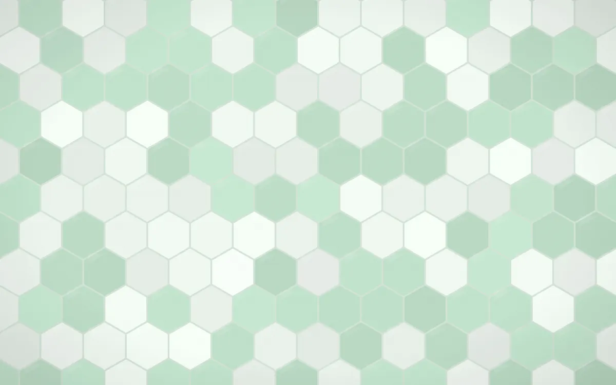Jade Dynasty Hex Tiles — light white and green tile background