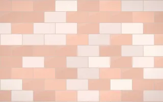Jaipur Rose Subway Tiles — light orange and beige tile background