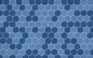 Jodhpur Indigo Hex Tiles — dark blue tile background