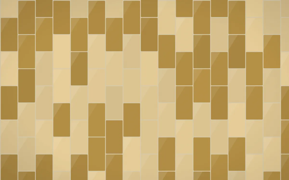 Kerala Spice Stacked Tiles — colourful yellow, gold and beige tile background