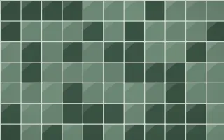 Kiwi Fern Square Tiles — dark green and grey tile background