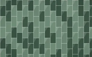 Kiwi Fern Stacked Tiles — dark green and grey tile background