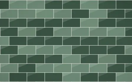 Kiwi Fern Subway Tiles — dark green and grey tile background