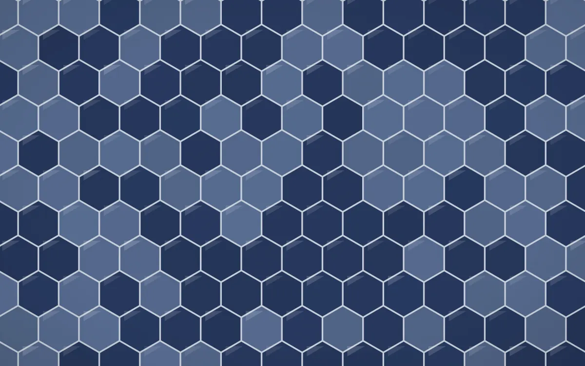 Kyoto Indigo Hex Tiles — dark blue tile background