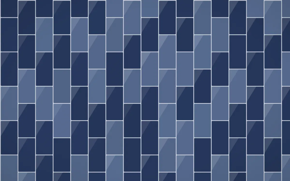 Kyoto Indigo Stacked Tiles — dark blue tile background