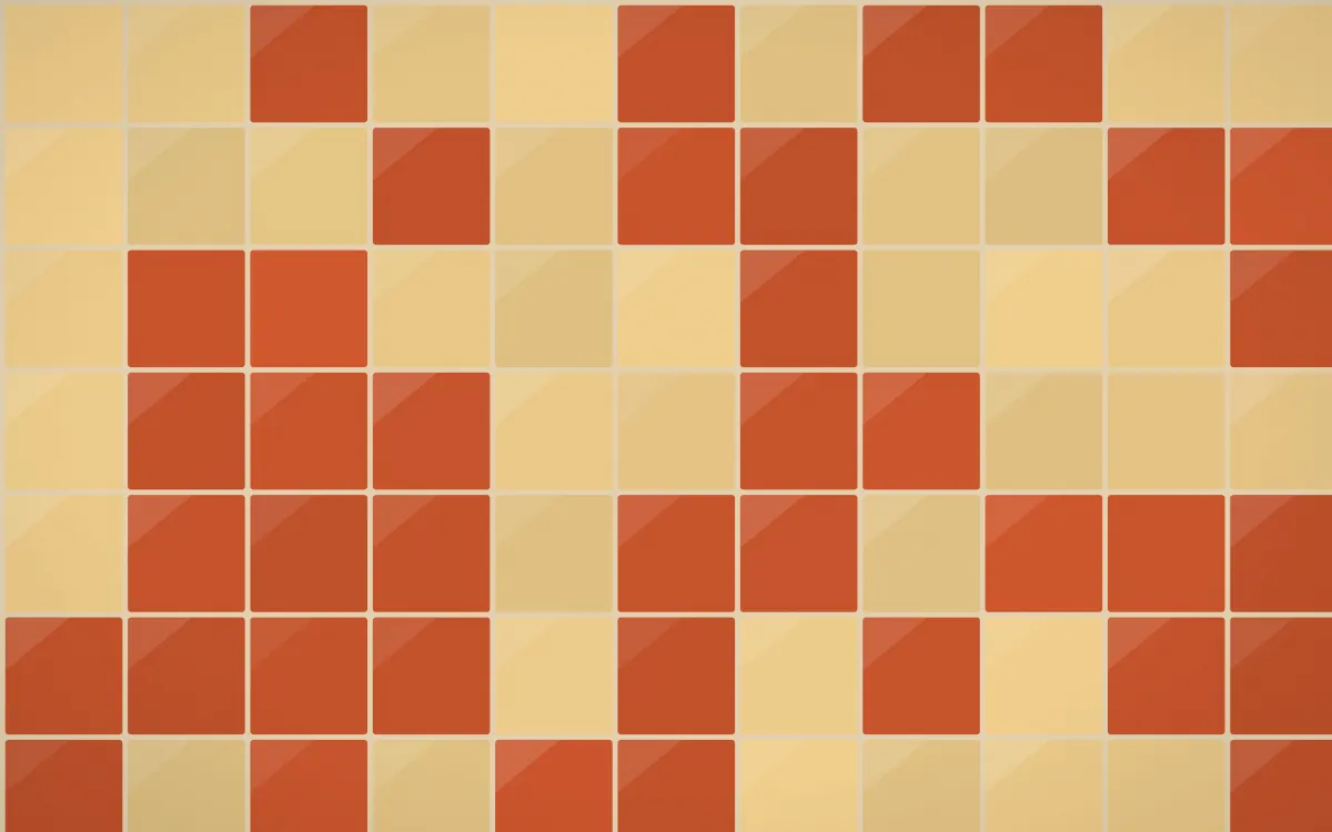 Lagos Wax Square Tiles — colourful yellow, orange and beige tile background