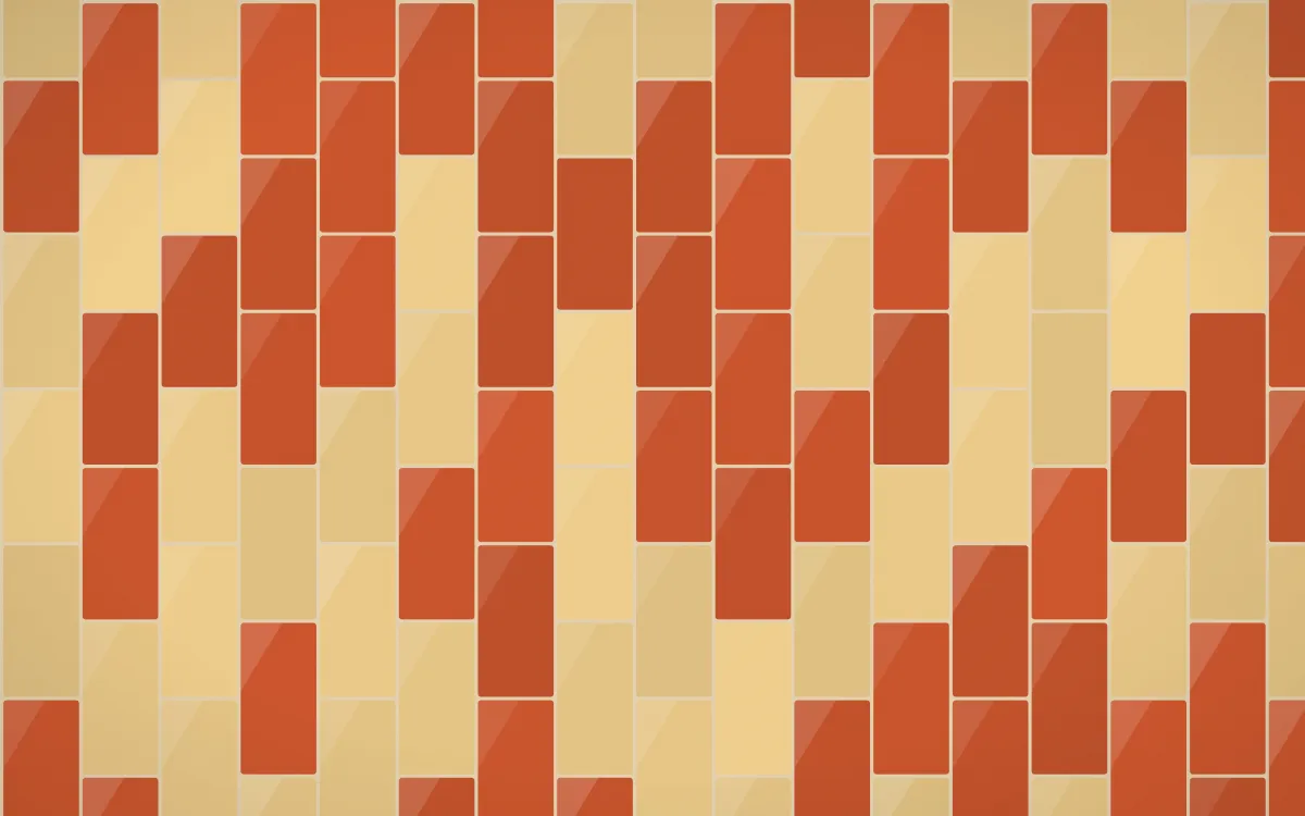 Lagos Wax Stacked Tiles — colourful yellow, orange and beige tile background