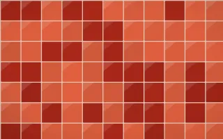 Lantern Festival Square Tiles — dark orange, red and beige tile background
