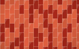 Lantern Festival Stacked Tiles — dark orange, red and beige tile background