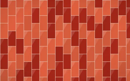 Lantern Festival Stacked Tiles — dark orange, red and beige tile background