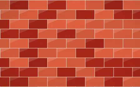 Lantern Festival Subway Tiles — dark orange, red and beige tile background