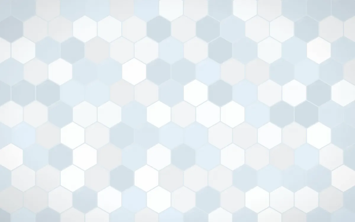Lapland Snow Hex Tiles — light white and blue tile background