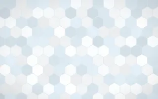 Lapland Snow Hex Tiles — light white and blue tile background