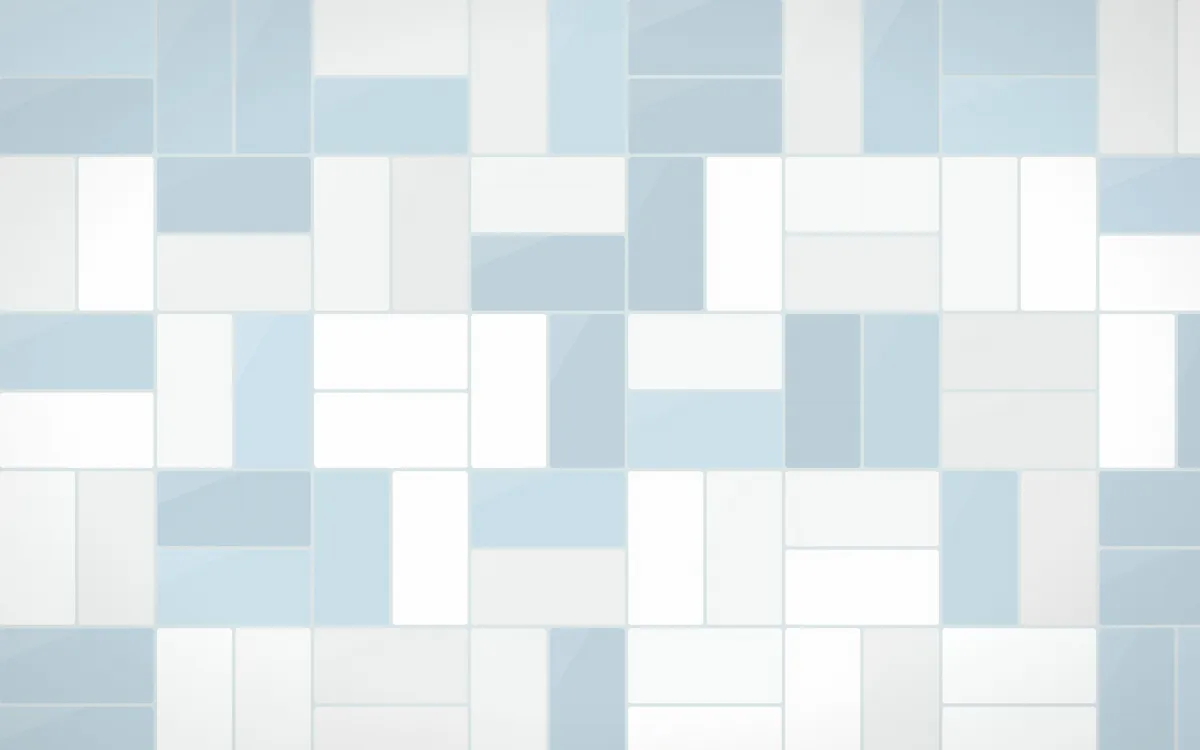 Lisbon Azul Basketweave Tiles — light white and blue tile background